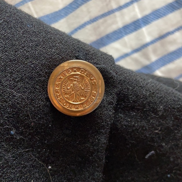 Goth Knee Length Black Skirt , Cosplay , Uniform - Picture 3 of 3